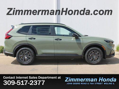 Ash Green Metallic 2026 Honda CR-V Hybrid TrailSport AWD