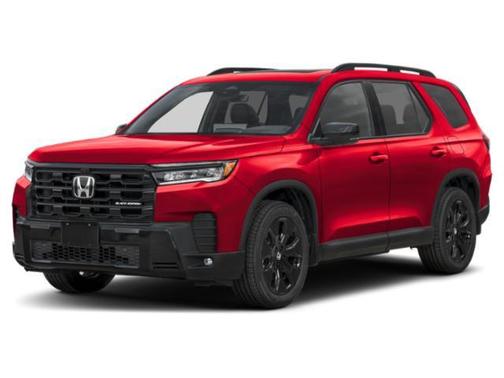 Radiant Red Metallic II 2026 Honda Pilot Black Edition