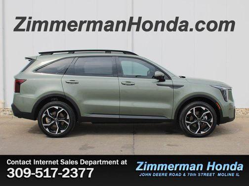 Jungle Green 2026 Kia Sorento SX