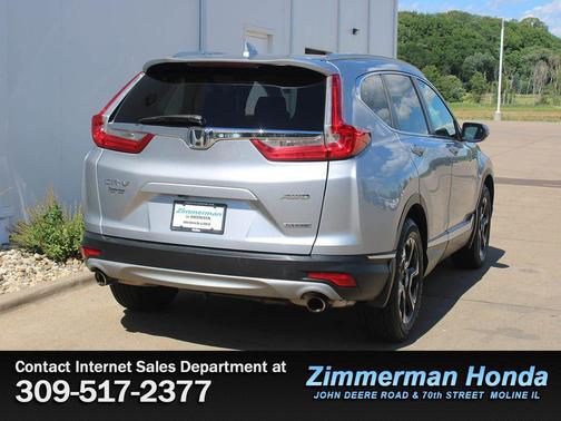 Lunar Silver Metallic 2018 Honda CR-V Touring