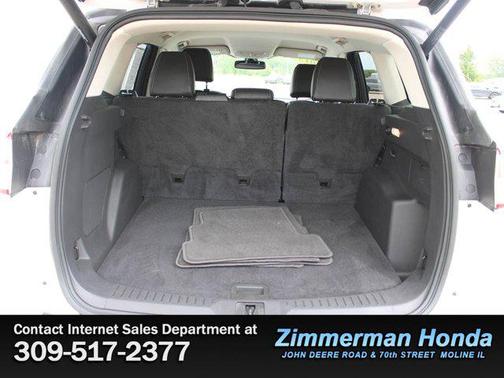 White Platinum Metallic Tri-Coat 2015 Ford Escape Titanium