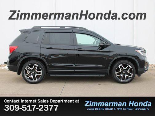 Crystal Black Pearl 2022 Honda Passport AWD Elite