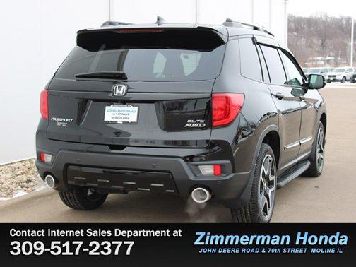 Crystal Black Pearl 2022 Honda Passport AWD Elite