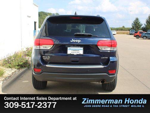 True Blue Pearlcoat 2016 Jeep Grand Cherokee Limited