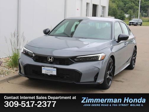 Gray 2026 Honda Civic Sport