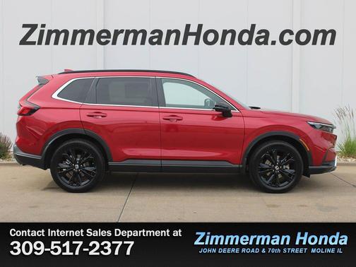 Radiant Red Metallic 2024 Honda CR-V Hybrid Sport Touring AWD
