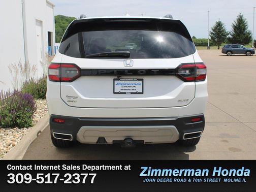 Platinum White Pearl 2024 Honda Pilot Elite