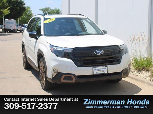 Crystal White Pearl 2025 Subaru Forester Sport