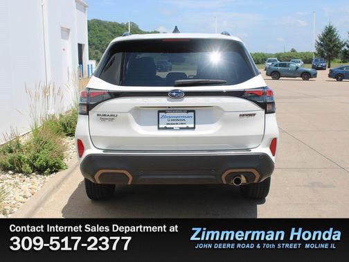 Crystal White Pearl 2025 Subaru Forester Sport