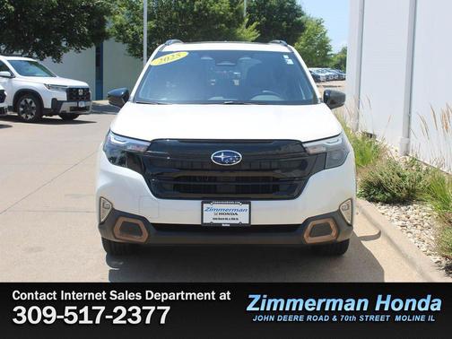 Crystal White Pearl 2025 Subaru Forester Sport