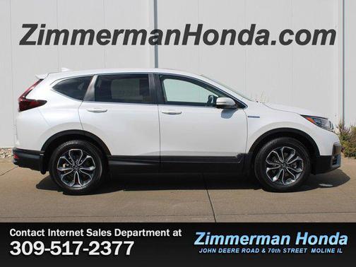 Platinum White Pearl 2022 Honda CR-V Hybrid EX-L