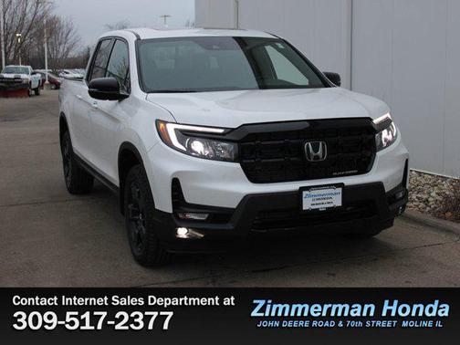 Platinum White Pearl 2026 Honda Ridgeline Black