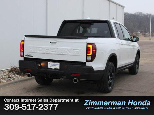 Platinum White Pearl 2026 Honda Ridgeline Black