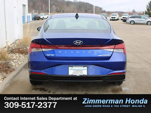 2022 Hyundai ELANTRA HEV Blue