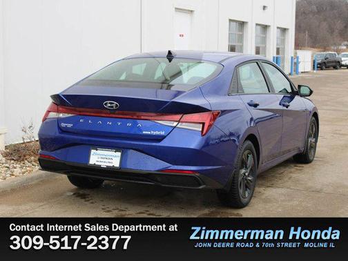 2022 Hyundai ELANTRA HEV Blue