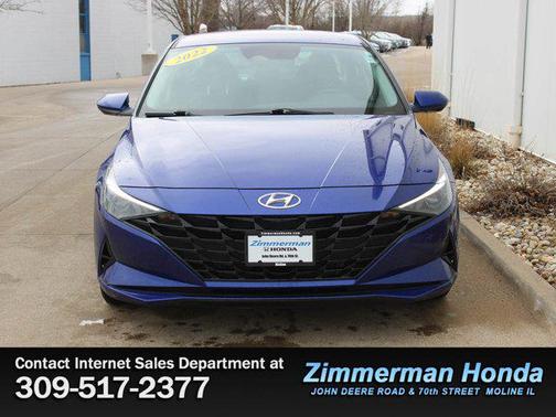 2022 Hyundai ELANTRA HEV Blue
