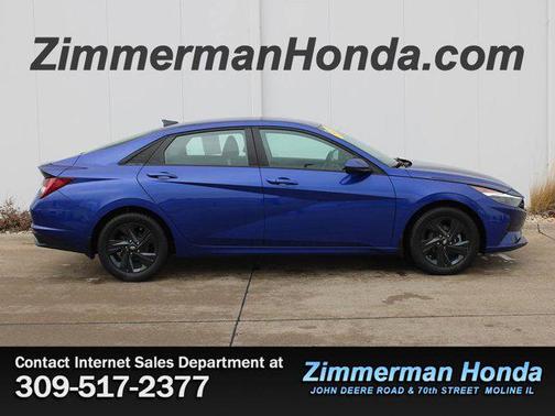 2022 Hyundai ELANTRA HEV Blue