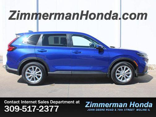 Blue 2024 Honda CR-V EX-L AWD