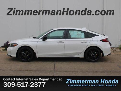 Platinum White Pearl 2026 Honda Civic Sport