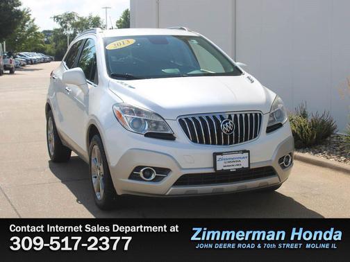 White Pearl Tricoat 2013 Buick Encore Leather
