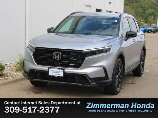 Solar Silver Metallic 2026 Honda CR-V Hybrid Sport-L AWD