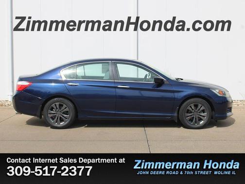 Obsidian Blue Pearl 2013 Honda Accord LX