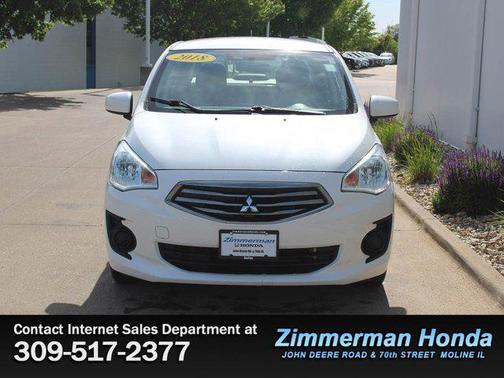 Pearl White 2018 Mitsubishi Mirage G4 ES