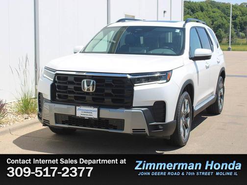 Platinum White Pearl 2026 Honda Pilot Elite