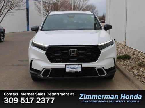 Platinum White Pearl 2026 Honda CR-V Hybrid Sport Touring AWD