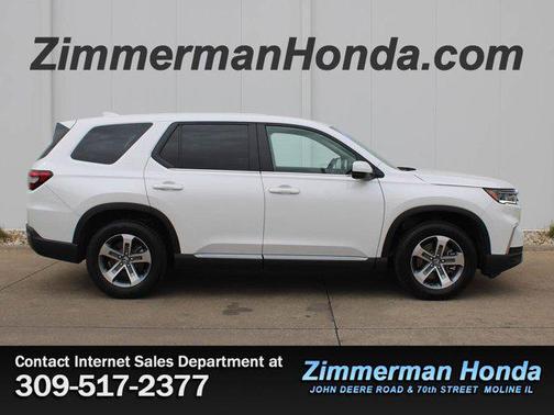Platinum White Pearl 2025 Honda Pilot EX-L