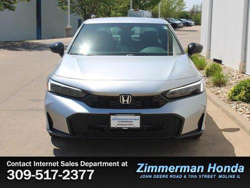 Solar Silver Metallic 2026 Honda Civic Sport