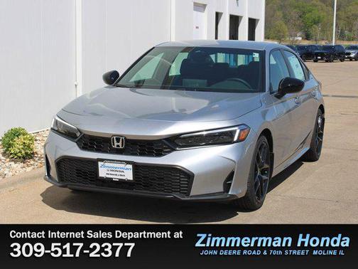 Solar Silver Metallic 2026 Honda Civic Sport