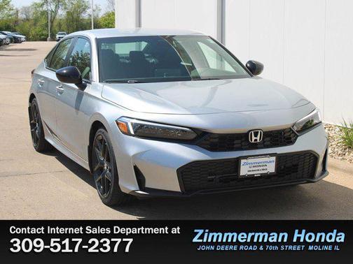 Solar Silver Metallic 2026 Honda Civic Sport