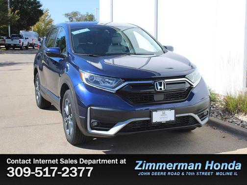 Blue 2020 Honda CR-V AWD EX-L