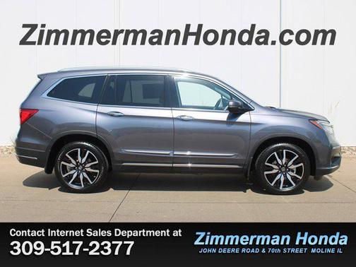 Gray 2021 Honda Pilot AWD Elite