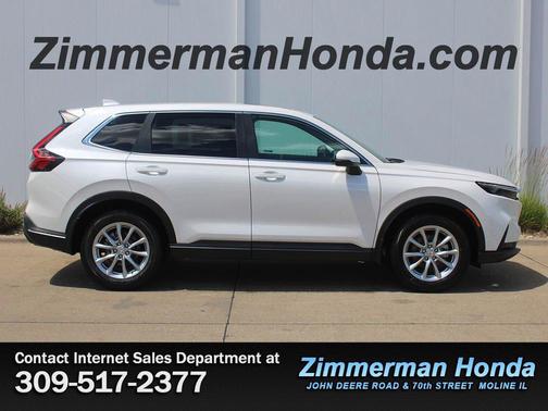 Platinum White Pearl 2026 Honda CR-V EX AWD