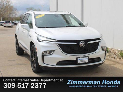 White Frost Tricoat 2023 Buick Enclave Essence AWD