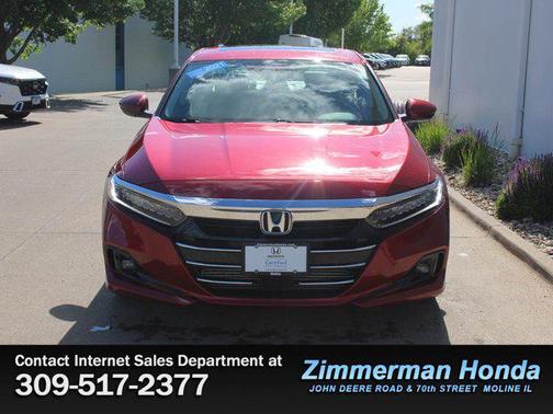 Radiant Red Metallic 2021 Honda Accord EX-L 1.5T