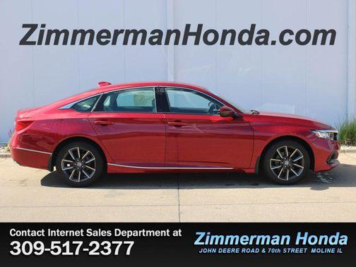 Radiant Red Metallic 2021 Honda Accord EX-L 1.5T