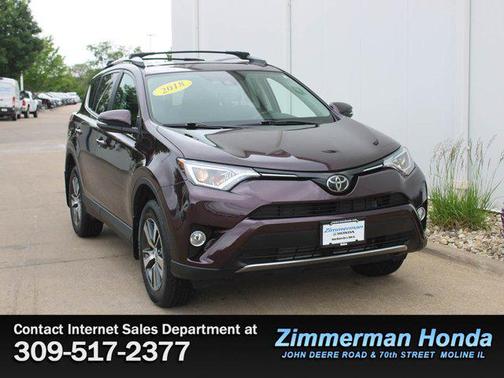 Black Currant Metallic 2018 Toyota RAV4 XLE