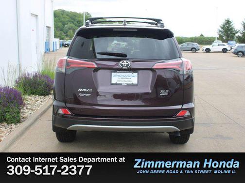 Black Currant Metallic 2018 Toyota RAV4 XLE