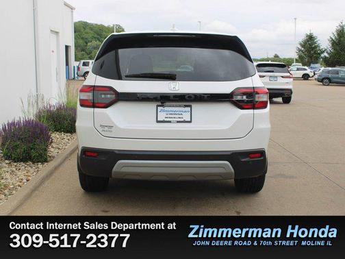 Platinum White Pearl 2023 Honda Pilot AWD EX-L 8 Passenger