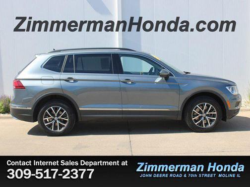 Platinum Gray Metallic 2020 Volkswagen Tiguan 2.0T SE 4MOTION