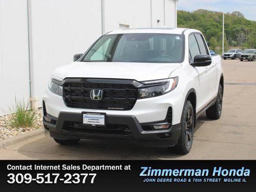 Platinum White Pearl 2026 Honda Ridgeline Black