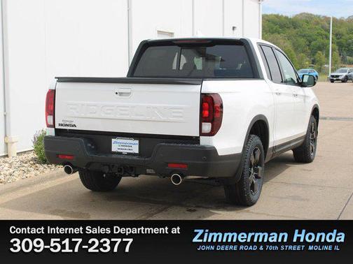 Platinum White Pearl 2026 Honda Ridgeline Black