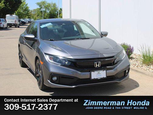 Modern Steel Metallic 2019 Honda Civic Sport
