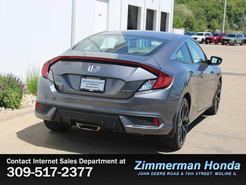 Modern Steel Metallic 2019 Honda Civic Sport