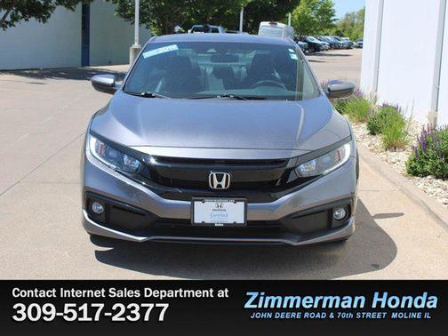 Modern Steel Metallic 2019 Honda Civic Sport
