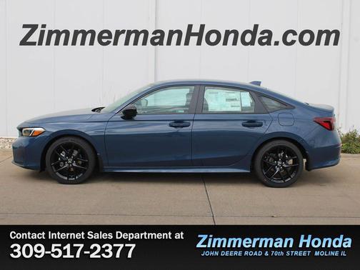 Blue Lagoon Pearl 2026 Honda Civic Sport