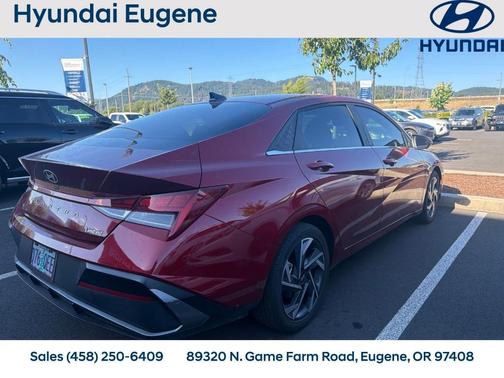 Red 2025 Hyundai ELANTRA Limited